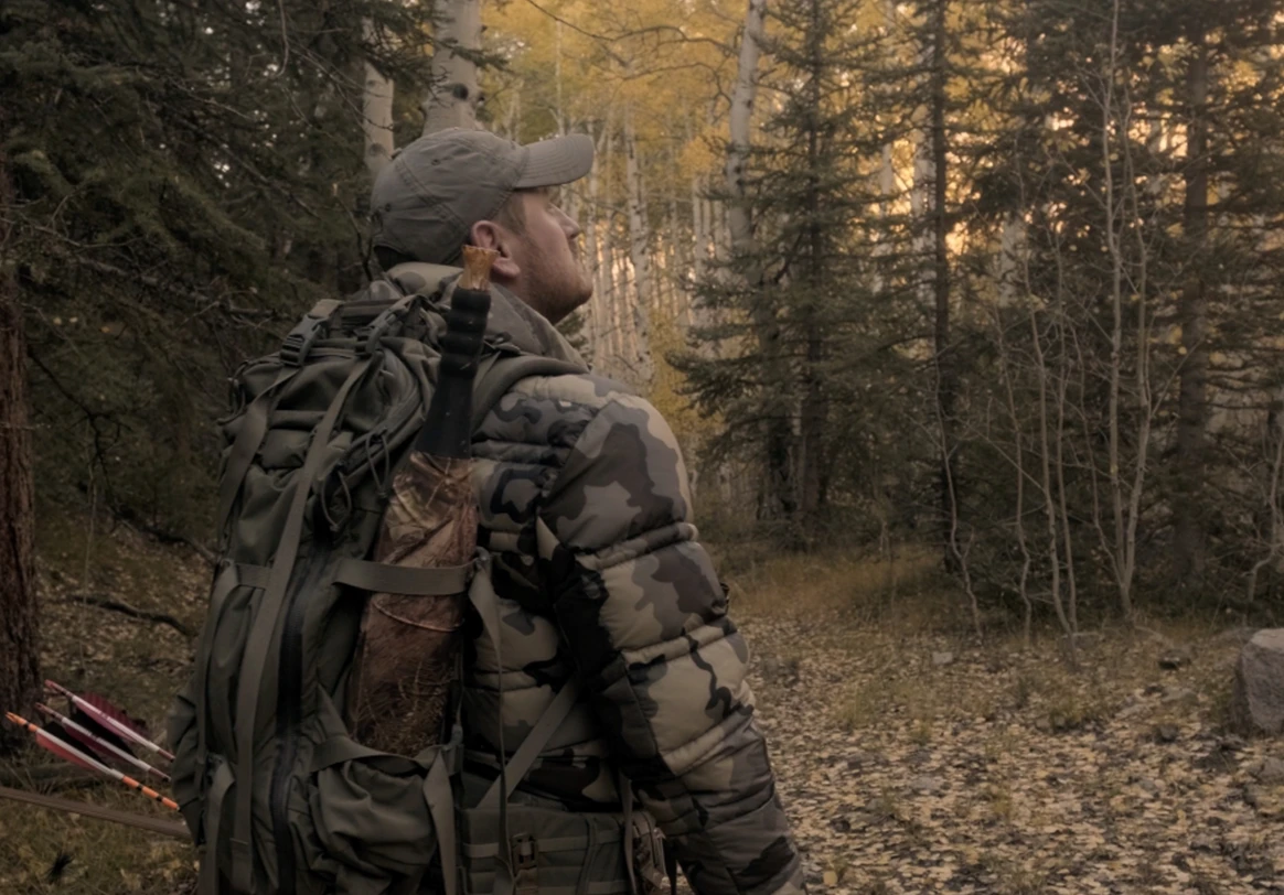 Hunter in the woods
